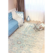 Load image into Gallery viewer, Pasarad Chelsea Design Power Loom 10 x14 Rug Blue/Ivory(2252RR)