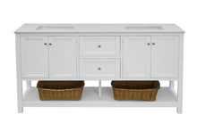 Load image into Gallery viewer, Lakeshore 72-inch Double Vanity with Quartz Top White