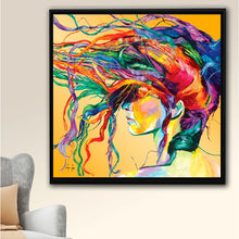 Load image into Gallery viewer, &#39;Windswept Print on Canvas&#39; by Linzi Lynn - Print on Canvas 36&quot; H x 36&quot; W x 2&quot; D Size #253HW
