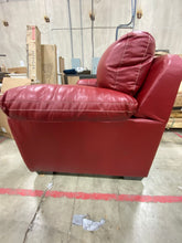 Load image into Gallery viewer, Wilcox Faux Leather Sofa Red