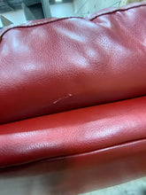 Load image into Gallery viewer, Wilcox Faux Leather Sofa Red