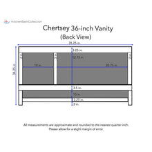 Load image into Gallery viewer, Binne Open Cabinet 36" Single Bathroom Vanity Set