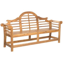 Load image into Gallery viewer, Khara 76.8 in. 3-Person Natural Brown Acacia Wood Outdoor Bench AS IS 3064RR