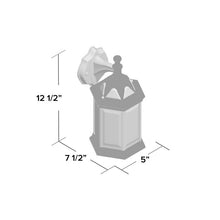 Load image into Gallery viewer, Elburn Outdoor Wall Lantern Single Rust(787)