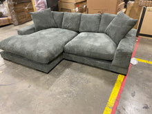 Load image into Gallery viewer, 106&quot; Wide Reversible Sofa &amp; Chaise Charcoal
