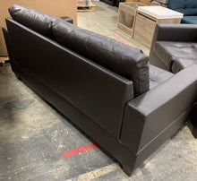 Load image into Gallery viewer, Cheyne 2 Piece Faux Leather Living Room Set Espresso Brown *AS IS* 1001CDR