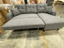 Load image into Gallery viewer, Flenderson 88" Wide Flared Arm Sleeper Sofa Bed Gray