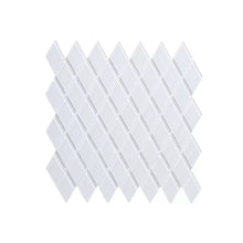 Load image into Gallery viewer, White Quality Value Series 1.25" x 2" Glass Grid Mosaic Tile 233CDR