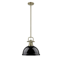 Load image into Gallery viewer, Aged Brass Bodalla 1 Light Single Dome Pendant Single(1855RR)