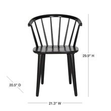 Load image into Gallery viewer, Blanchard Black Wood Dining Chair Set of 2(2319RR)
