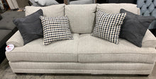 Load image into Gallery viewer, Henthorn Chenille 89" Square Arm Sofa Beige/Gray