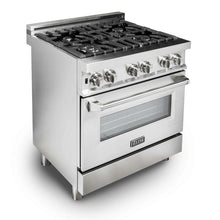 Load image into Gallery viewer, ZLINE 30" 4 cu ft. Freestanding Dual Fuel Range Stainless Steel(687)