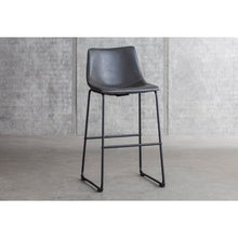 Load image into Gallery viewer, Myrick Bar Stool Set of 2 Gray AS IS(1475)
