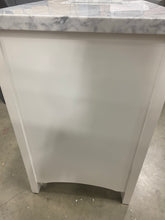 Load image into Gallery viewer, Prentice 48" Single Bathroom Vanity Set White with Carrara Marble #1894HW - OUT OF BOX