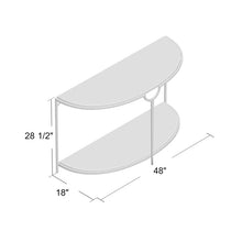 Load image into Gallery viewer, Morello Console Table Marble/Granite