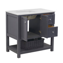 Load image into Gallery viewer, Binne Open Cabinet 36" Single Bathroom Vanity Set