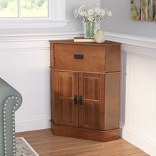 Load image into Gallery viewer, Gulley 2 Door Corner Accent Cabinet Oak(2822RR)