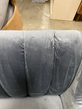 Load image into Gallery viewer, Chi 57.87" Wide Velvet Sofa & Chaise Gray Velvet