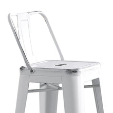 Load image into Gallery viewer, Derbyshire Counter & Bar Stool (1) Sand Matte White 24”Seat height #106HW