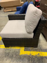 Load image into Gallery viewer, Kathy Ireland Homes & Gardens River Brook Patio Sectional with Cushions #AD327-OB