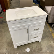 Load image into Gallery viewer, Syble 30” White Single Bathroom Vanity Set