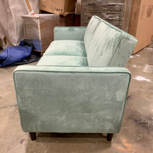 Load image into Gallery viewer, Imani Velvet 81.5" Square Arm Sleeper AS IS