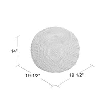 Load image into Gallery viewer, Knitted Pouf - #29CE