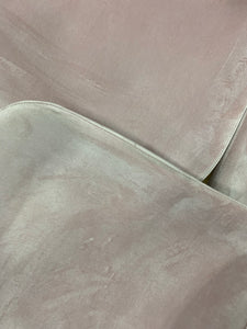Ravi Upholstered Dining Chair (Set of 6) Blush Pink/Black Legs