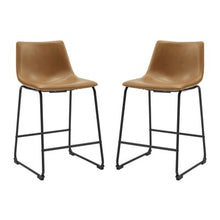 Load image into Gallery viewer, Mary Kate Counter Stool Set of 2 Whiskey 2876RR
