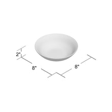 Load image into Gallery viewer, Megan Rustic Flare Decorative Bowl White/Brown(856)