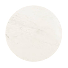 Load image into Gallery viewer, Mila Pedestal Coffee Table White Marble/Brass AS IS 3121RR