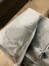 Load image into Gallery viewer, Jennie Tufted Upholstered Low Profile Platform Bed Gray Queen AS IS 3443RR