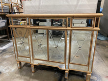 Load image into Gallery viewer, Contempo 48" Wide 3 Drawer Server Gold
