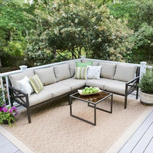 Load image into Gallery viewer, Blakely 5-Piece Metal Frame Patio Conversation Set with Cushions #657HW