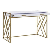 Load image into Gallery viewer, Safavieh Elaine Modern/Contemporary White Writing Desk - *AS IS* - #274CE