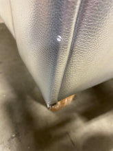 Load image into Gallery viewer, Aida Chesterfield 85" Rolled Arm Sofa Silver AS IS