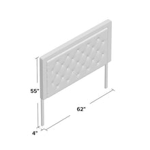 Load image into Gallery viewer, Queen Felicienne Upholstered Panel Headboard Beige Queen #622HW