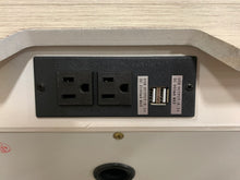 Load image into Gallery viewer, Deschamp 3 Drawer Nightstand Distressed White 792CDR