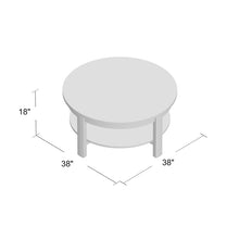 Load image into Gallery viewer, Scoggins Coffee Table White Wash Brown AS IS(1258)