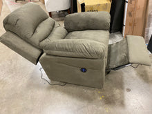 Load image into Gallery viewer, Leroux Power Recliner with Massage Brown