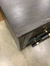 Load image into Gallery viewer, Sophia 2 - Drawer Solid Wood Nightstand Antique Black/Gold 590CDR