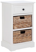 Load image into Gallery viewer, Carrie Distressed Cream Side Table #518HW