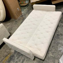 Load image into Gallery viewer, Daughtrey 68" Square Arm Convertible Loveseat