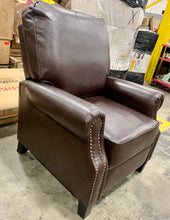 Load image into Gallery viewer, Faux Leather Manual Recliner