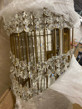 Load image into Gallery viewer, Gold Hieronymus 24 - Light Unique Wagon Wheel Chandelier with Crystal Accents