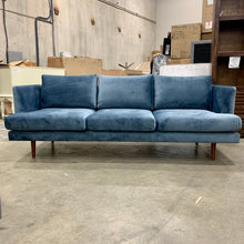Load image into Gallery viewer, Norah Velvet 84" Recessed Arms Sofa