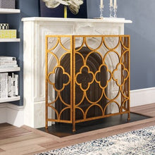 Load image into Gallery viewer, Three Panel Fireplace Screen #9369