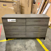 Load image into Gallery viewer, Antique gray Adam 6 Drawer Double Dresser