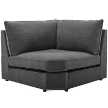Load image into Gallery viewer, Caversham 166" Left Hand Facing Modular Sectional with Ottoman (5 boxes total) #3541rr