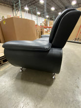 Load image into Gallery viewer, Mulvey 80" Wide Faux Leather Pillow Top Arm Sofa Black